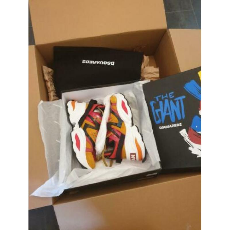 Dsquared2 stoere design sneakers origineel nieuw twv 927,-