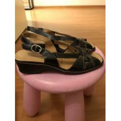 Zwarts dames sandalen maat 37