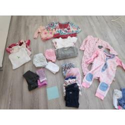Kledingpakket meisje maat 50/56 tot 80