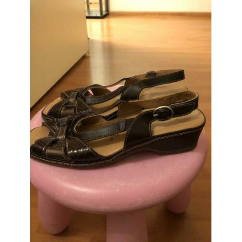 Zwarts dames sandalen maat 37