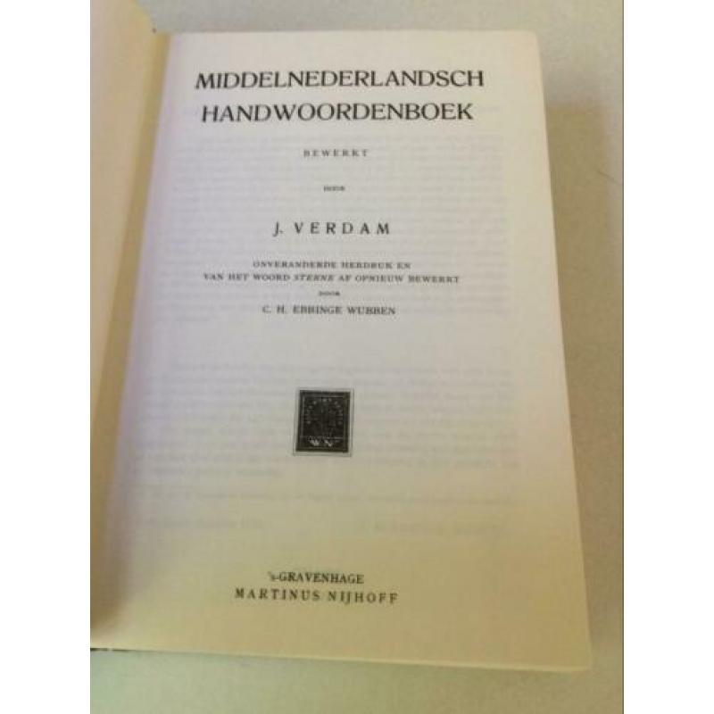 MiddelNederlandsch Handwoordenboek