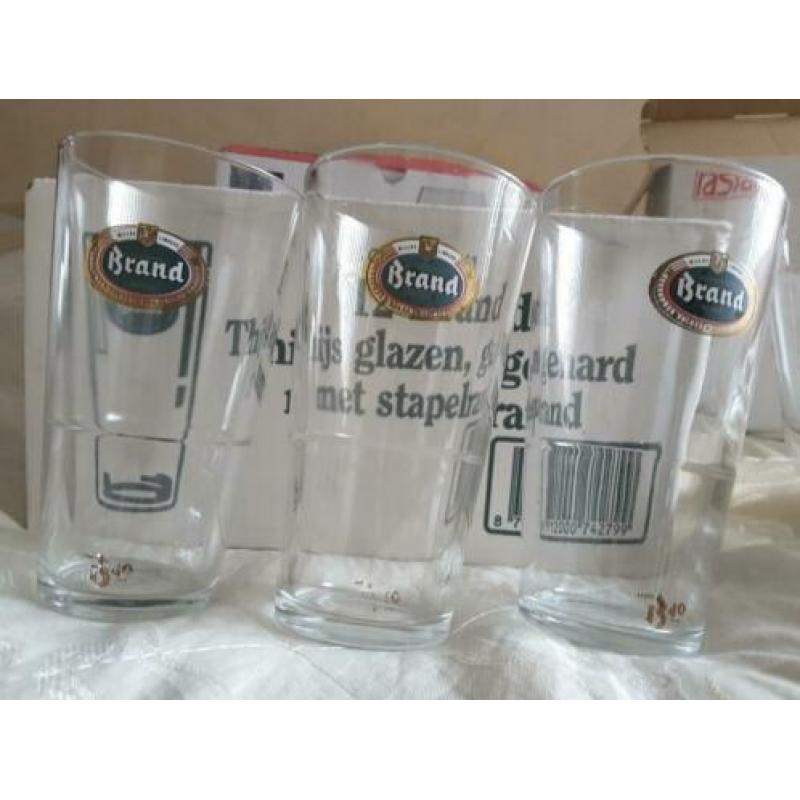 Brandbier stapelglazen