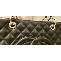 CHANEL style tas, leer nooit gebruikt