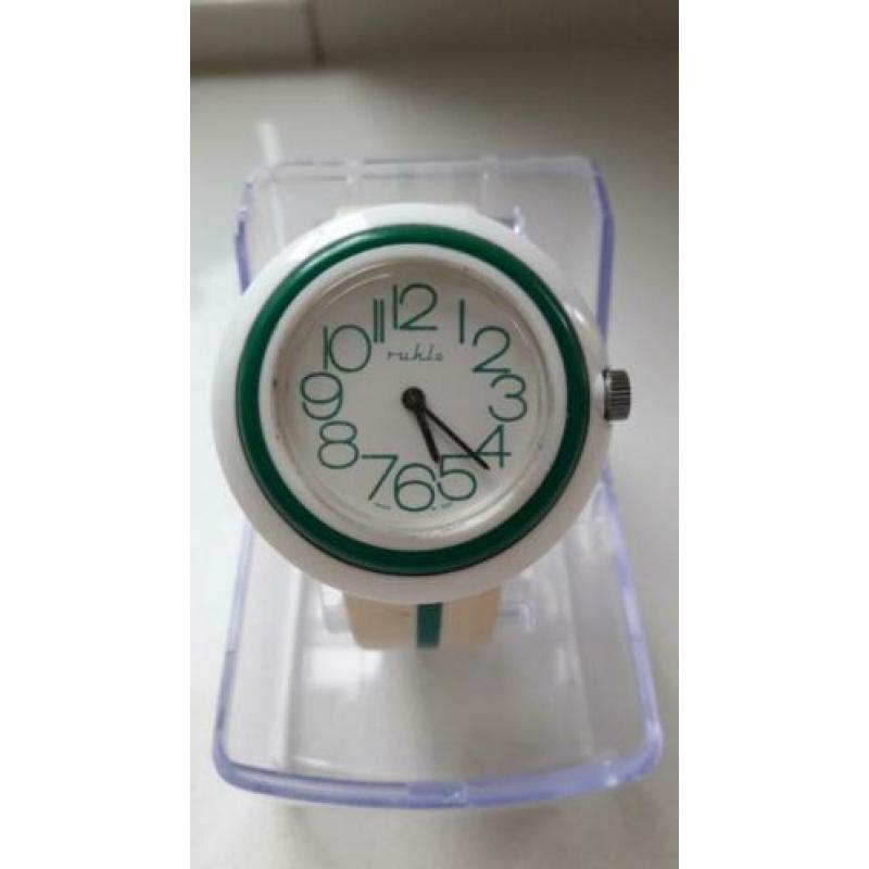 Uniek vintage Ruhla horloge