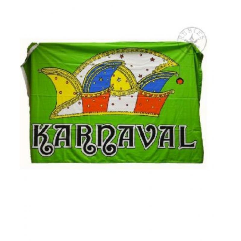 Carnavals versieringen, raamdeco's en ook brandvertragende.