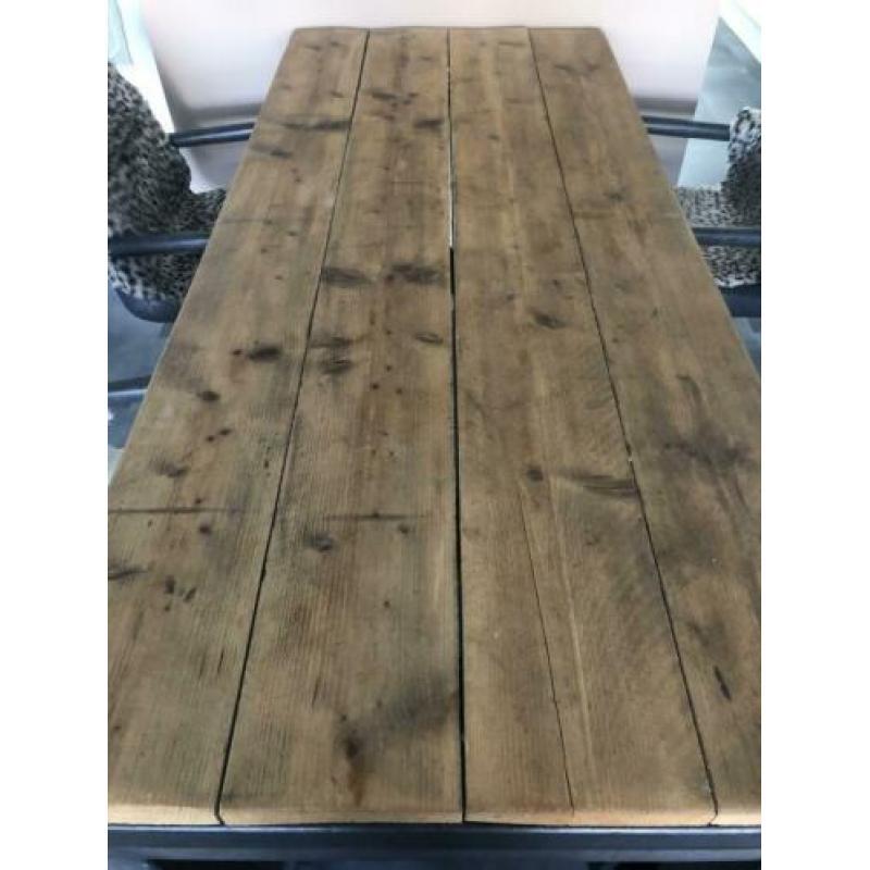 Salontafel / eetkamertafel steigerhout