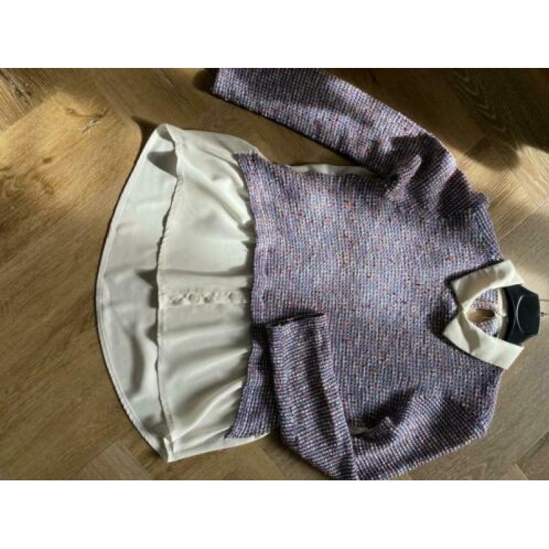 Dames blouse met truitje vast s
