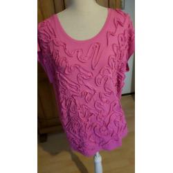 Mooie zgan LINNEN colbert en shirt Laura di SARPI MAAT 46