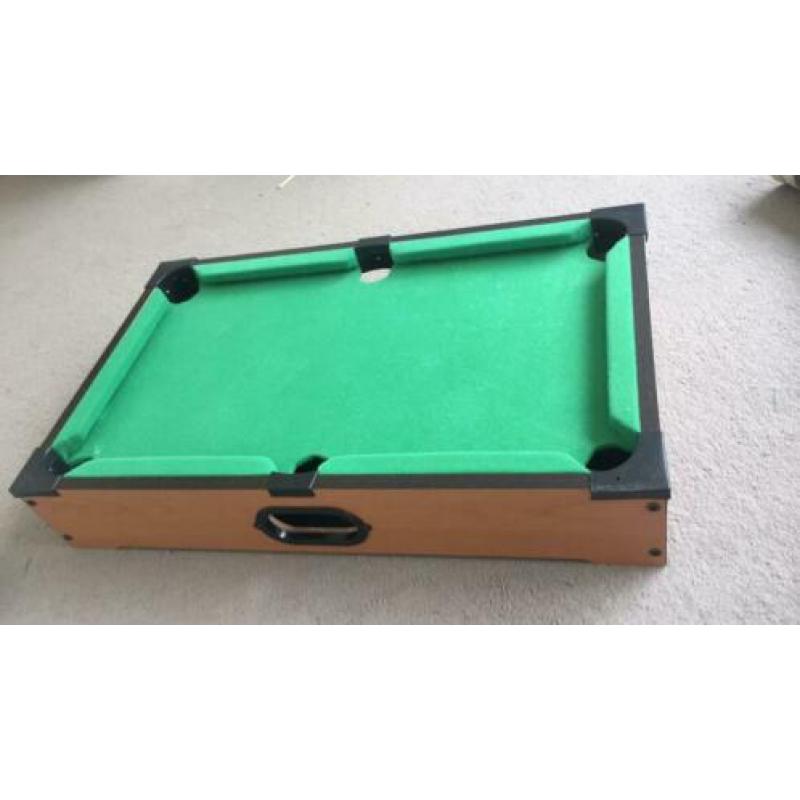 Mini pooltable