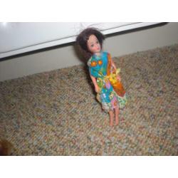 vintage kleine barbie popjes per foto