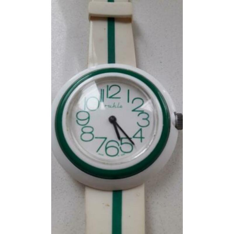 Uniek vintage Ruhla horloge