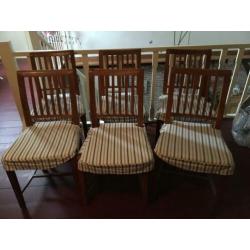 6 eetkamer stoelen