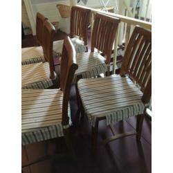 6 eetkamer stoelen