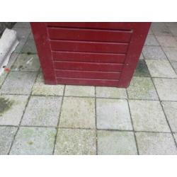 Een goede hard houten deur