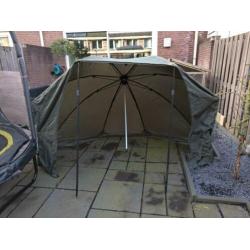 Fox Supa Brolly met overwrap
