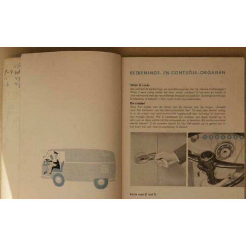 VW T1 Transporter 1962 / Orgn. NL Handleiding