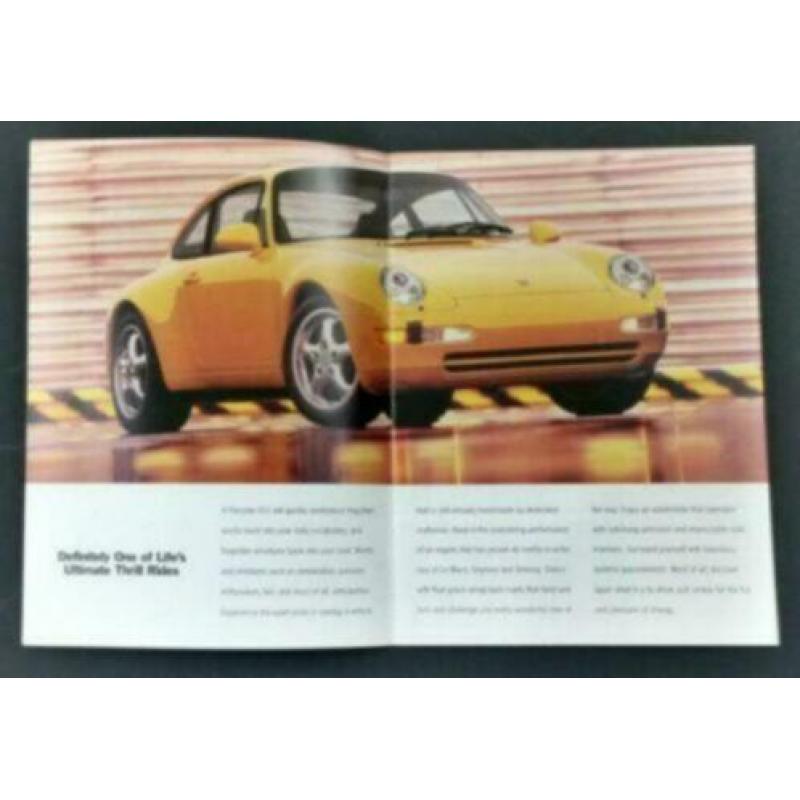 1996 Porsche Full Line Brochure USA