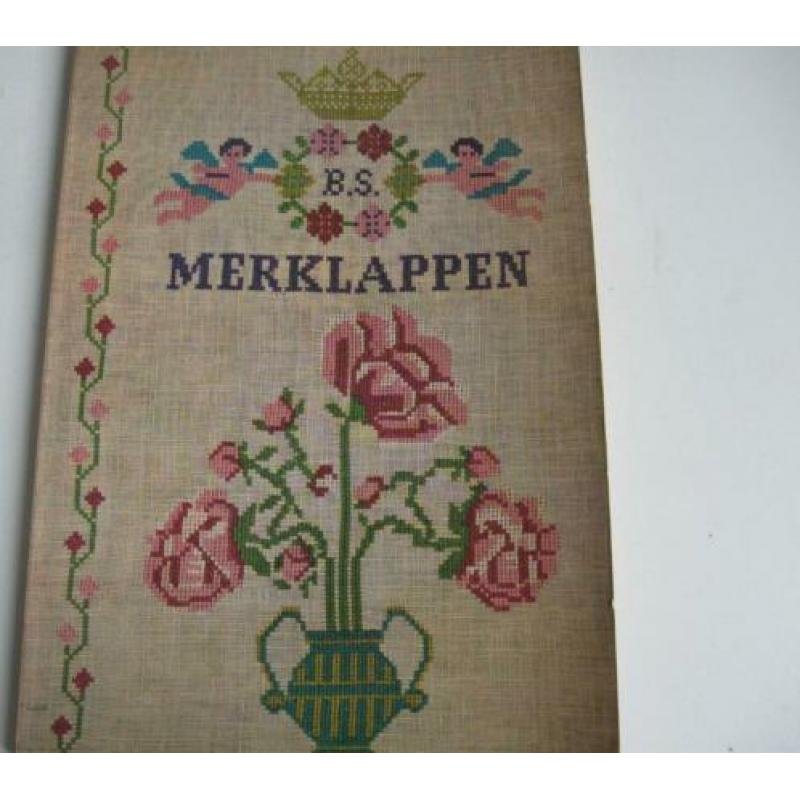 Merklappen boek zie foto's Boone-Stolp