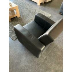 Zwarte stoel/ fauteuil
