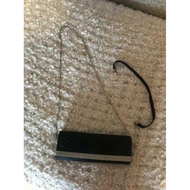 Zwarte clutch