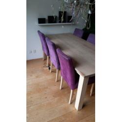 Eettafel stoelen 6 keer