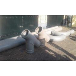 pvc hulp stukken rond 31,5 cm ( bochten en spruitstukken )