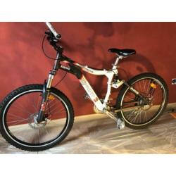26 inch Sprint Extreme wit, zwart/grijs
