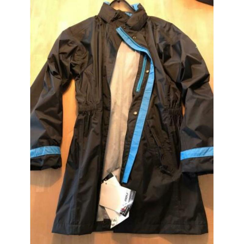 Small lange Agu sport regenjas ademend materiaal voor dames
