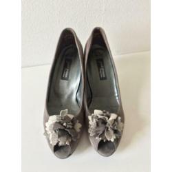 Paul green peeptoe pumps mt:6/39 in nieuw staat.