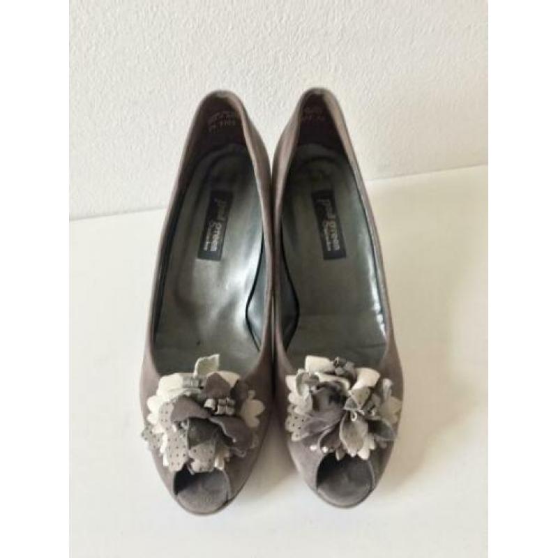 Paul green peeptoe pumps mt:6/39 in nieuw staat.