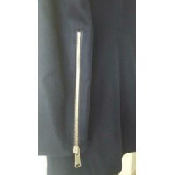 Nikkie wollen dames jas in donkerblauw maat 40