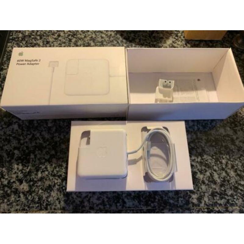 Apple Magsafe 2 60W Macbook - NIEUW IN VERPAKKING ORIGINEEL