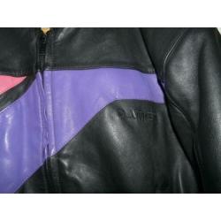 Leren dames motorjas M (merk Damen)