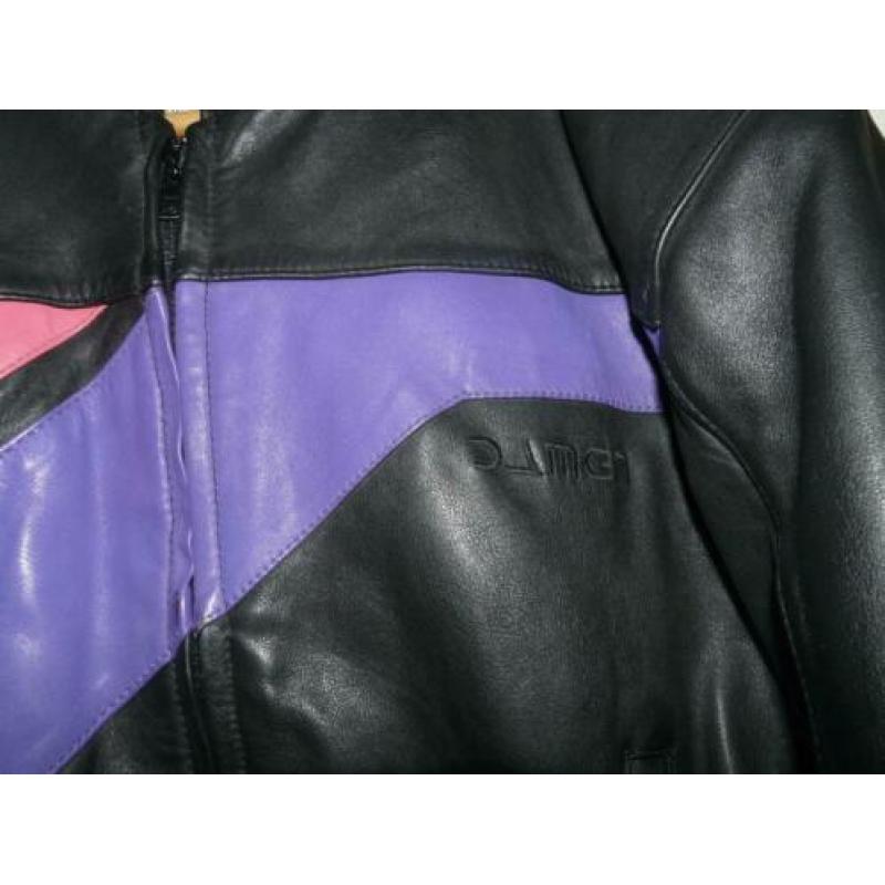 Leren dames motorjas M (merk Damen)