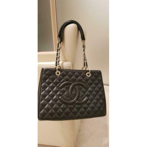 CHANEL style tas, leer nooit gebruikt