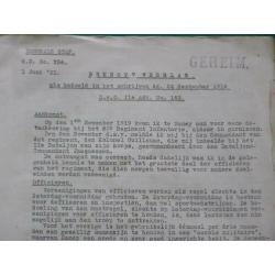 Geheim Document 1919 Generale staf.