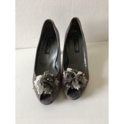 Paul green peeptoe pumps mt:6/39 in nieuw staat.