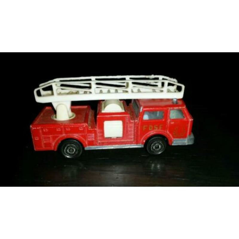 Majorette Pompier Fire Truck No 207 F.D.S.F. Thailand