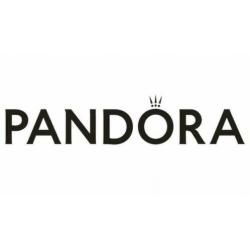 Pandora ring bloem topaas zilver en goud 14 Karaats 18 mm