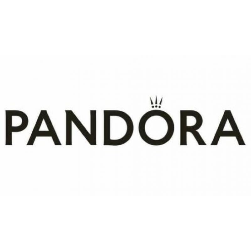 Pandora ring bloem topaas zilver en goud 14 Karaats 18 mm