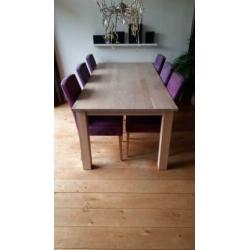 Eettafel stoelen 6 keer