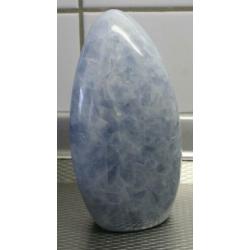 Gaaf en plm 1,2 kilo zwaar, Sculptuur uit mooi BLAUW CALCIET
