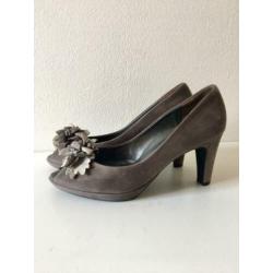 Paul green peeptoe pumps mt:6/39 in nieuw staat.
