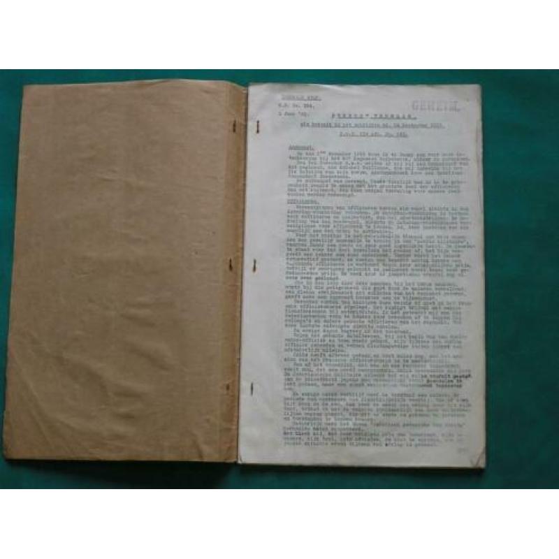 Geheim Document 1919 Generale staf.
