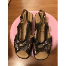 Zwarts dames sandalen maat 37