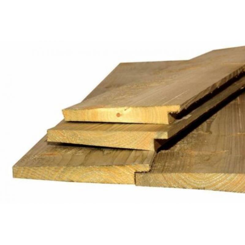 rabat planken schutting / tuinhout planken grenen hout