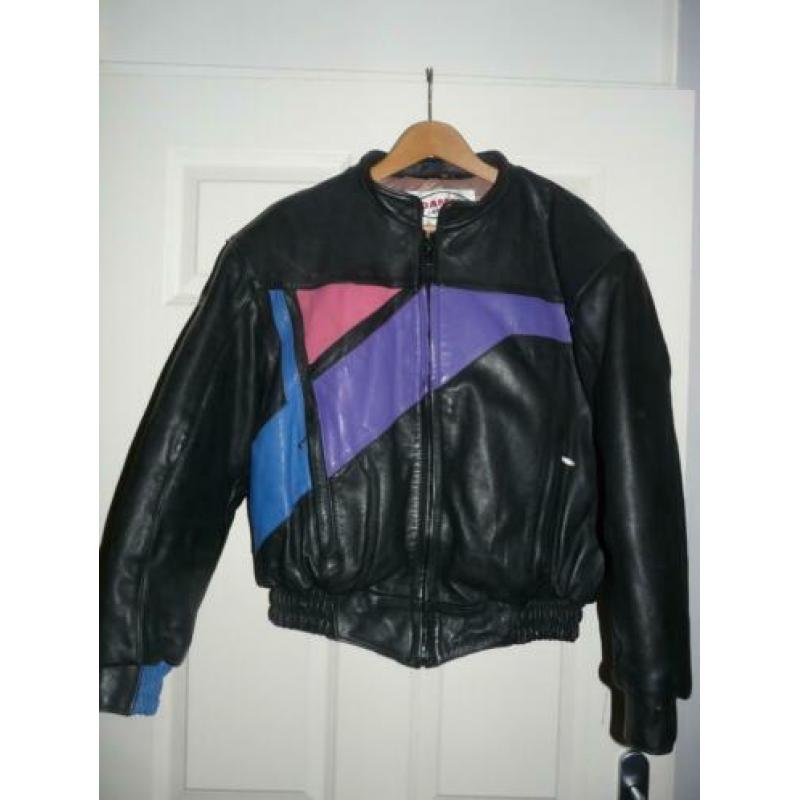 Leren dames motorjas M (merk Damen)