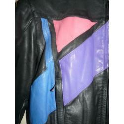 Leren dames motorjas M (merk Damen)