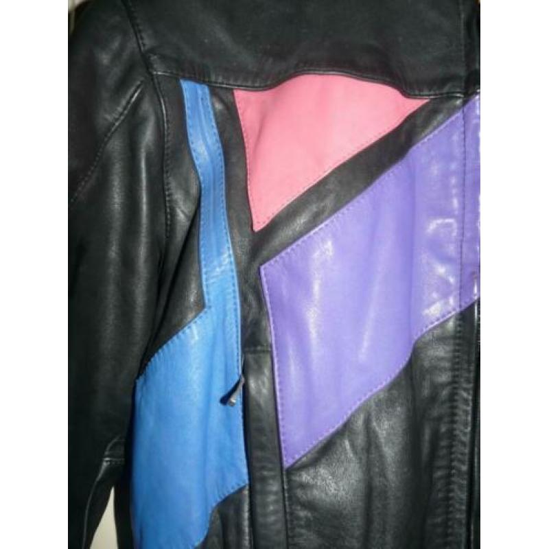 Leren dames motorjas M (merk Damen)
