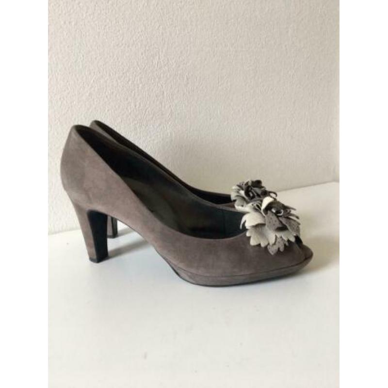 Paul green peeptoe pumps mt:6/39 in nieuw staat.